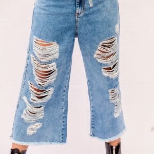 Calça Jeans Wide Leg Puída