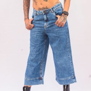 Calça Jeans Wide Leg Lisa