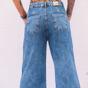 Calça Jeans Wide Leg Lisa