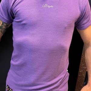 Camiseta Roxa Textura