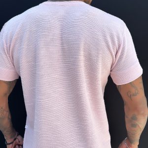 Camiseta Salmão Textura